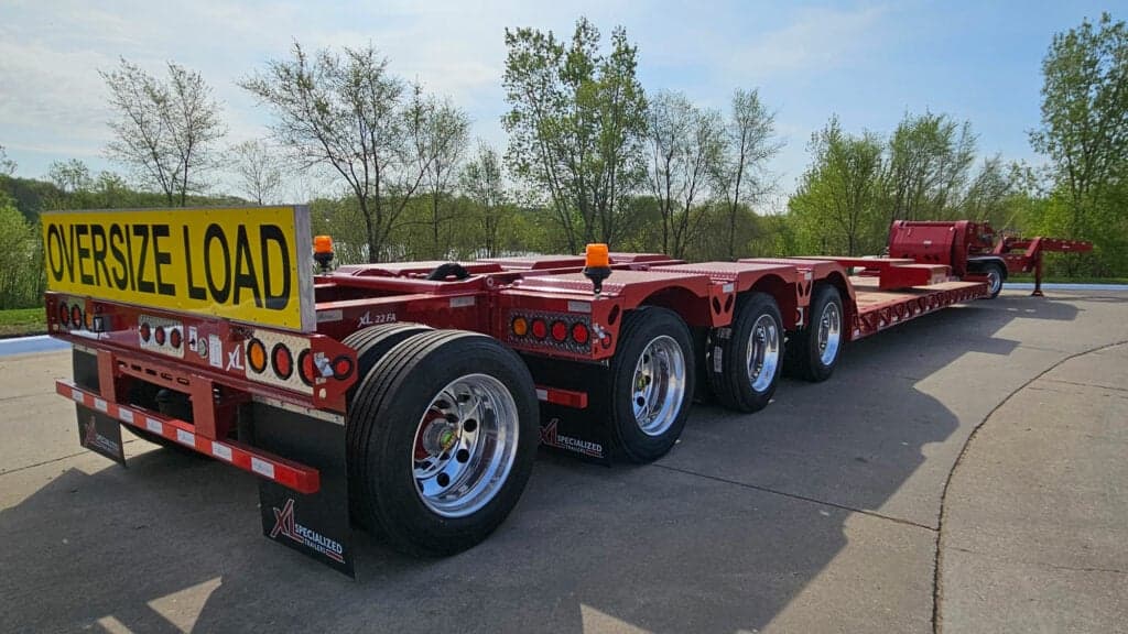 Trailers parked on the lot at Artex Truck Center