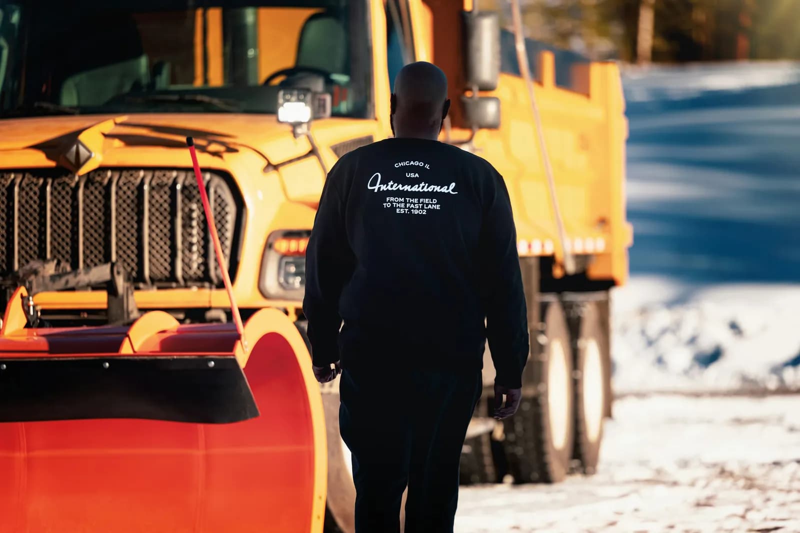 International HV Series municipal work truck