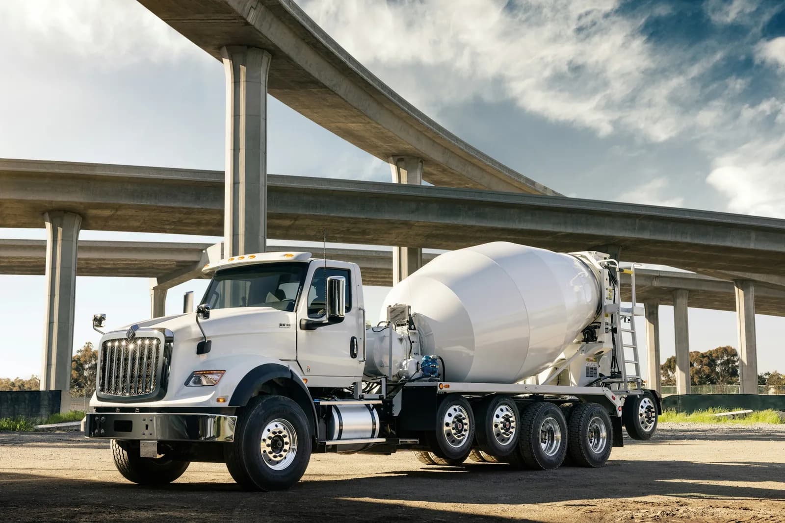 International HX Series concrete mixer truck