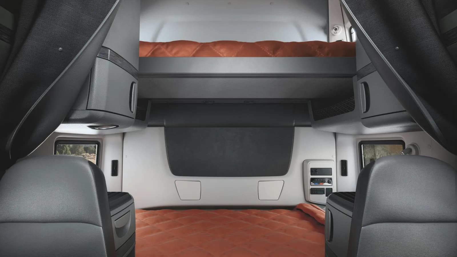 International LT Series 73-inch Sky-Rise sleeper in Diamond trim