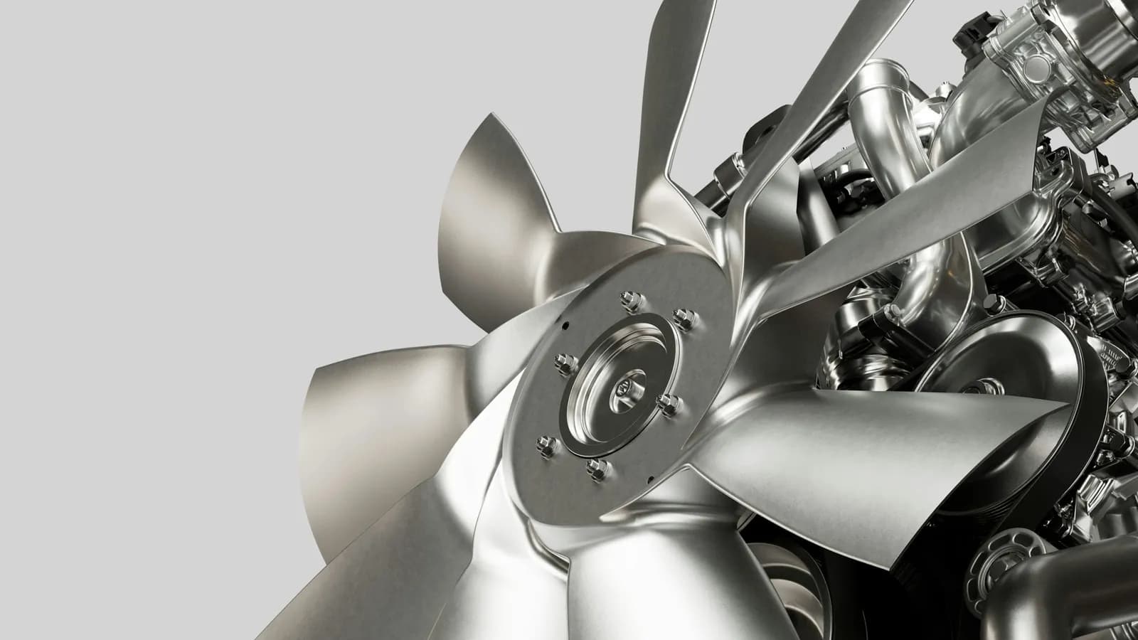 International S13 Integrated Powertrain close-up on a grey background