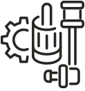 Parts and gears icon